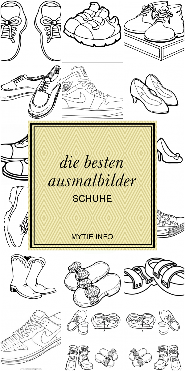 Die Besten Ausmalbilder Schuhe
